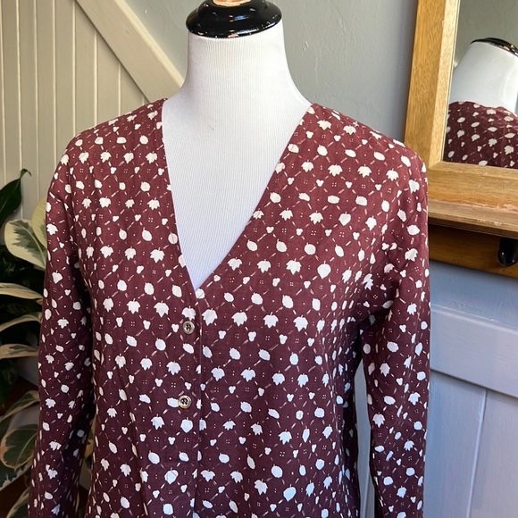 Vintage 1977 Marimekko Finland Design Research Print Tunic Excellent Condition - Picture 7 of 16